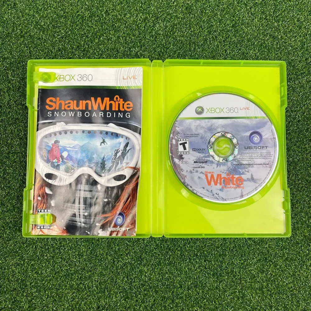 Shaun White Snowboarding (Microsoft Xbox 360, 2008) CIB Tested Works